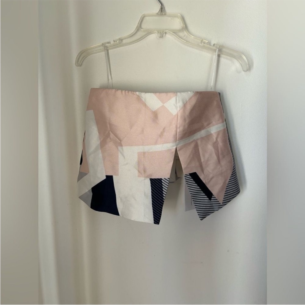 NWT Keepsake the Label strapless geometric top size XS